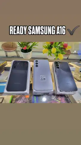 SAMSUNG A16 RAM 8 LIKE NEW GARANSI RESMI FULSET CHARGER ORIGINAL 25WAT