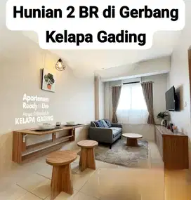 Apartemen Jakarta 2 BR Furnished harga minimalis dekat kelapa gading