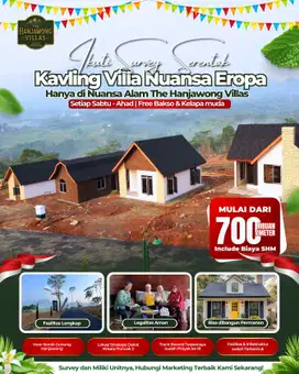 TANAH KAVLING VILLA MURAH VIEW INDAH DEKAT WISATA BOGOR TIMUR