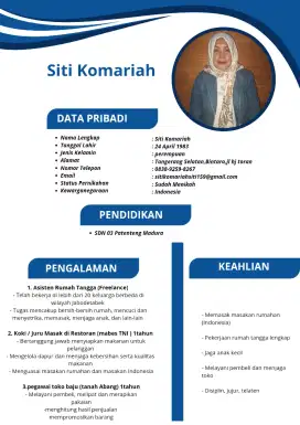 Cari pekerjaan masuk siang pulang malam