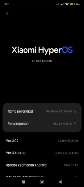 Xiaomi redmi note 11 pro 5g