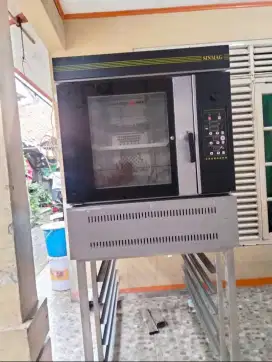 Oven Convection Gas isi 5 loyang SM-705G Sinmag Taiwan plus rak loyang