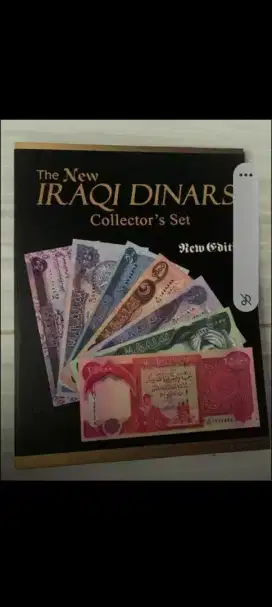 Di jual 1 album dinnar iraqe bagus koleksi