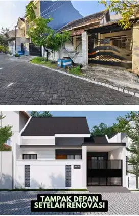 Dijual rumah minimalis full renovasi termurah di RUNGKUT MAPAN