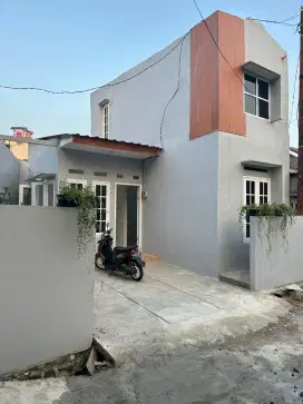 Dijual rumah Siap huni 71m²(550jt)akses mobil Rawa geni Cipayung Depok