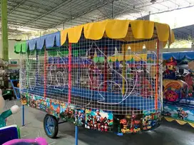 odong mandi bola gerobak ukuran jumbo 4 meter