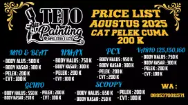 Jasa cet body motor & mobil - cet pelek motor & mobil