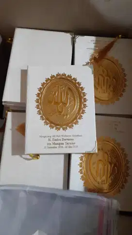 Buku Yasin Hardcover Pakai Foto (Hardcover dan Softcover)