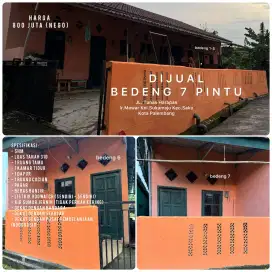 DIJUAL BEDENG / KONTRAKAN 7 PINTU ( SELALU PENUH )