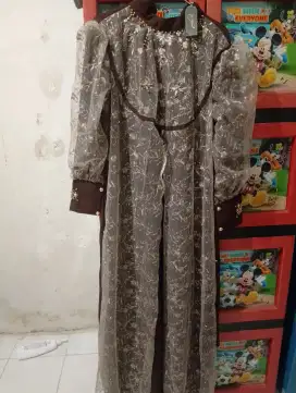Gamis ceruty babydol full furing