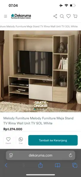 Lemari tv (lemari only)