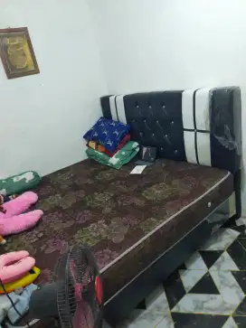 kasur spring bed dan lemari
