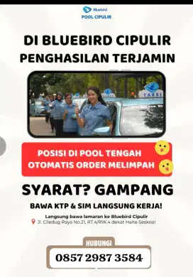 Lowongan Driver Taxi Blue Bird