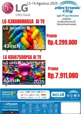 LG 43NANO80ASA AI TV