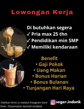 Butuh cepat lowongan kerja khusus pria