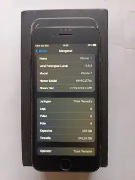 iPhone 7 256Gb Inter (Semua Operator) FULLSET