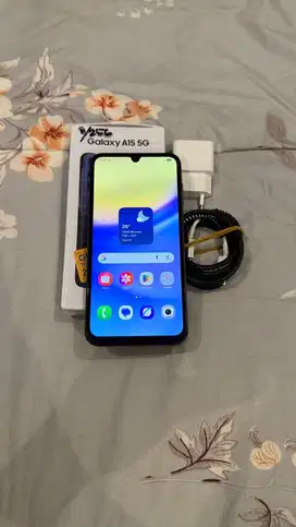 Dijual Samsung A15 Blue 5G 8/256GB SEIN Lengkap