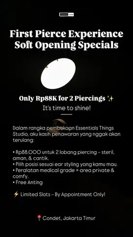 Piercing Khusus Wanita