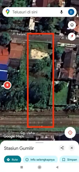 DIJUAL  Jl. SALAM 79 Gumilir NEGO