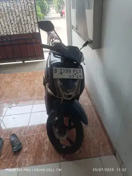 Mio s 2018 pajak off 2022 minus lampu depan kaca mika pecah bt/tt bisa