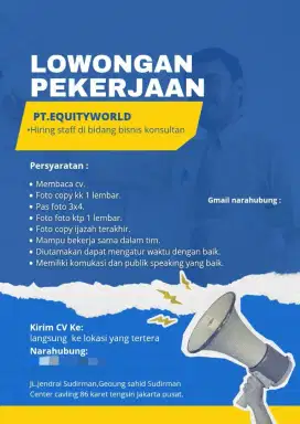 OPEN LOKER PT EQUITY WORLD