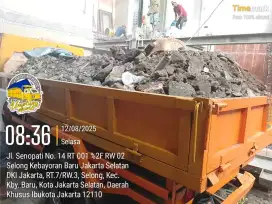 Jasa buang puing murah