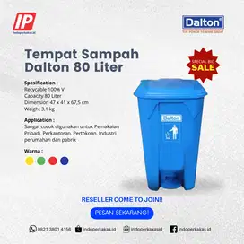 Tempat Sampah Dalton 80 Liter - Pedal Injak Rumah Tangga