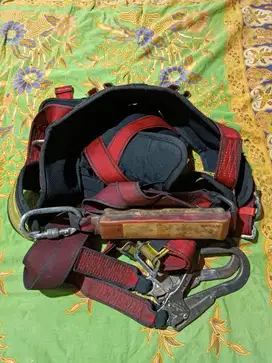 Jual Full Body Harness Karam Dan Double Lanyard Karam