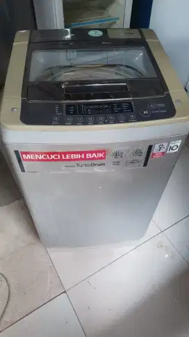 Mesin cuci otomatis inverter LG original bagus free ongkir