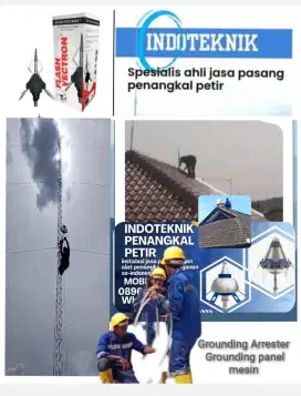 Ahli jasa pasang penangkal petir dan grounding mesin kerawang