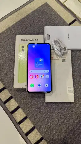 Dijual Samsung A54 Lime 5G 8/256GB SEIN Lengkap