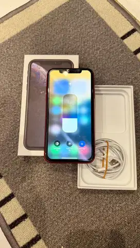 Dijual Iphone Xr Red 128GB Lengkap Terdaftar