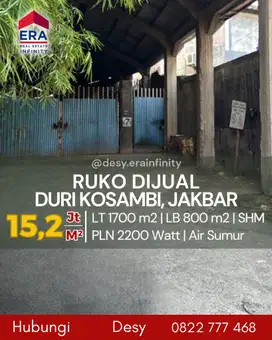 Dijual Ruko di Duri Kosambi, Jakarta Barat