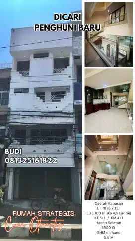 Rumah Dijual Pinggir Jalan, Kapasan Sby