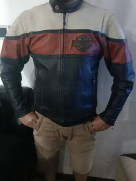 Jaket kulit HD harley Davidson original