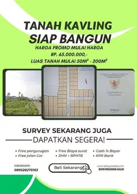 DI JUAL TANAH KAVLING MURAH DEKAT GARUT KOTA
