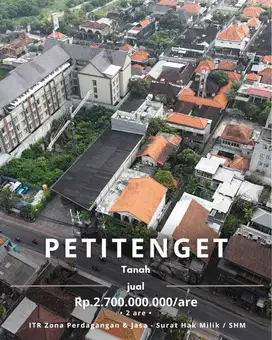Tanah Petitenget Seminyak dekat Pison