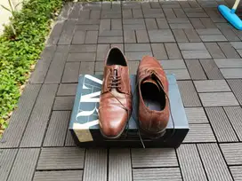 Sepatu zara pantofel size 44 coklat pria cowo men