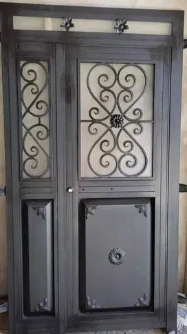 gambar pintu besi tempa