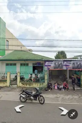 Jual/kontrak Rumah/toko SHM, tanah tembus jalan belakang