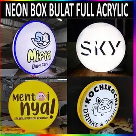 Tukang neonbox atau papan advertising, huruf timbul ,berpengalaman