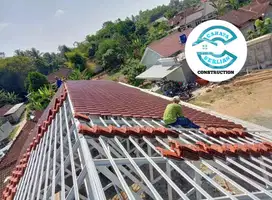 atap rumah atap baja ringan terpasang murah