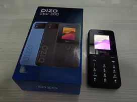 Feature Phone realme Dizo Star 300 Black Baterai 2550 mAh Fullset Gan