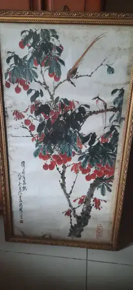 Lukisan kertas kuno asli dari China