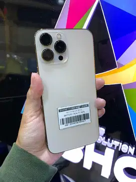 iPhone 13 Pro Max 256GB Garansi Resmi iBox Battery Health 92% Gold