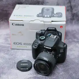 Canon 4000d lensa kit 18-55 bekas