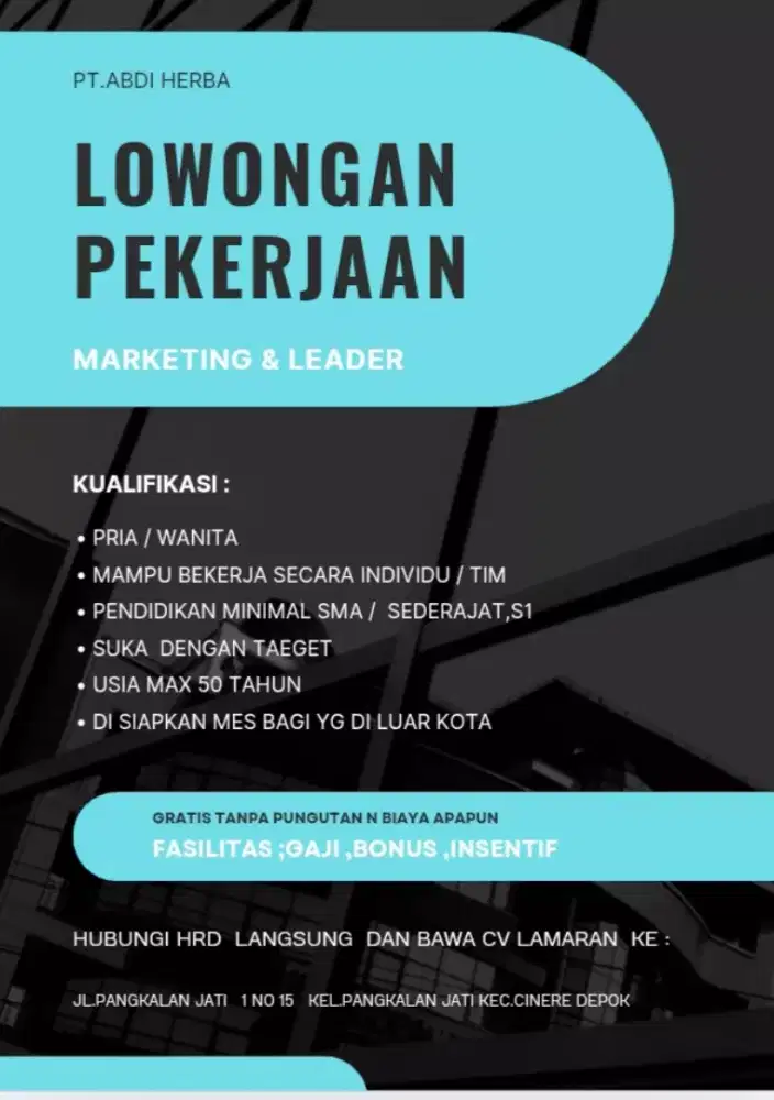 Di cari Marketing & Leader
