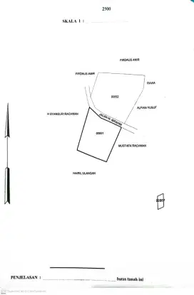 Dijual Tanah kebun Lampung Utara luas 19.566 M2 (dipisah 2 SHM)