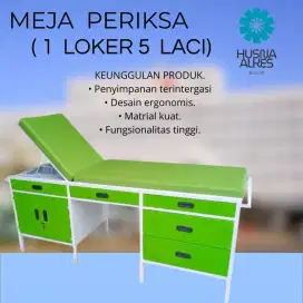 Meja Periksa Pasien ( 1 Loker 5 Laci ) Extimation/Bed Periksa Advance