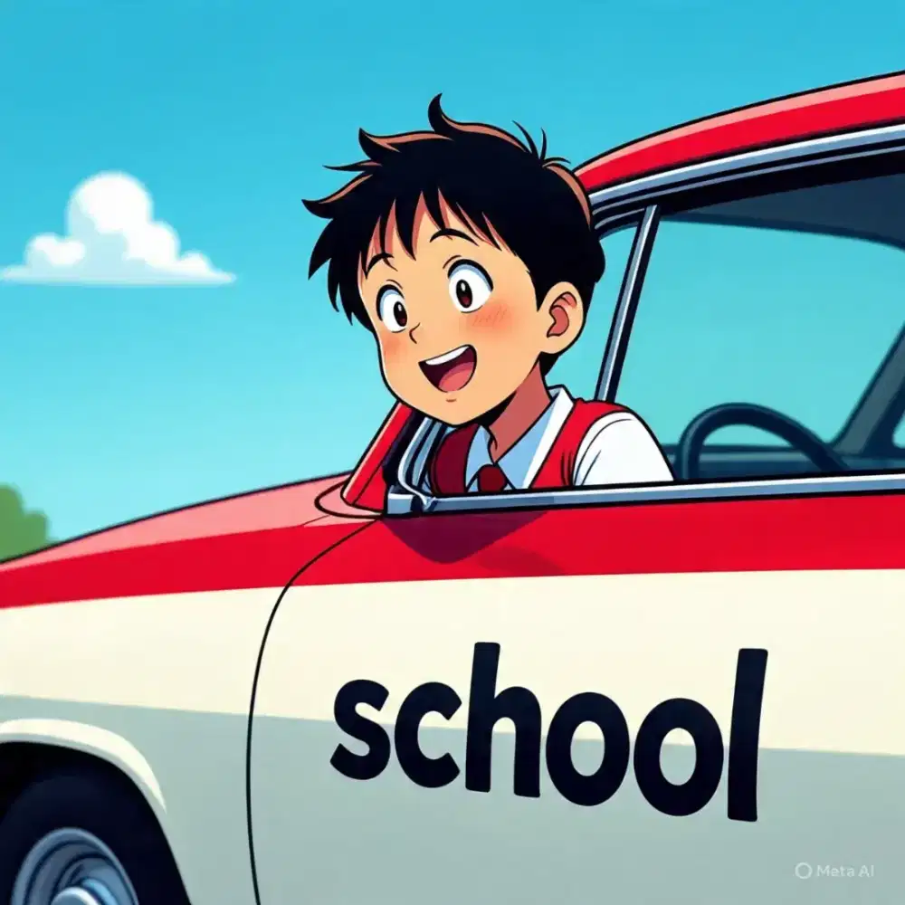 Antar Anak Sekolah dan Karyawan